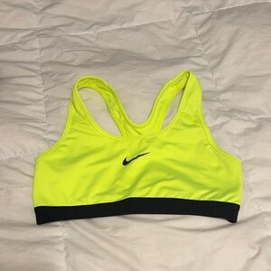 Nike Women's Bright Yellow Sports Bra